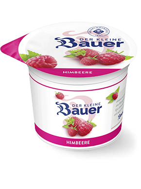 bauer natur joghurt trinkjoghurt himbeere