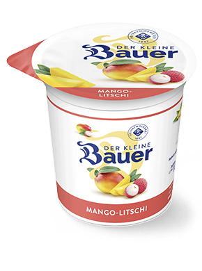 bauer natur joghurt 150g teaser mango litschi