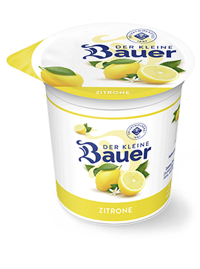 bauer natur joghurt 150g teaser zitrone