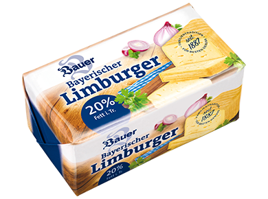 bauer natur weichkaese limburger 20pz produktteaser