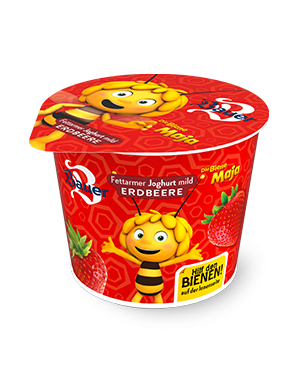 bauer biene maja 125g erdbeere teaser bauer biene maja 125g erdbeere teaser