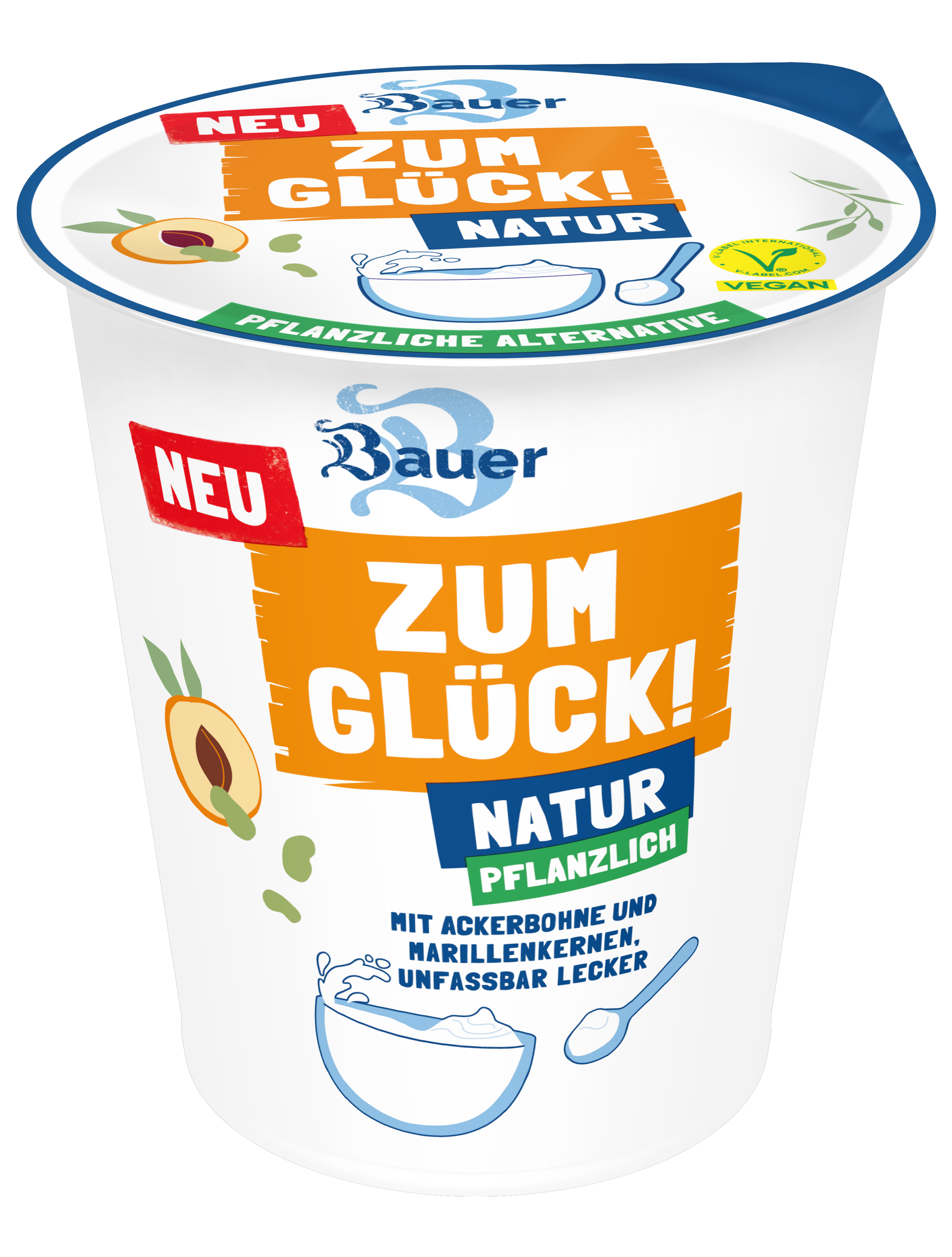 bauer natur zum glueck joghurt natur weiß