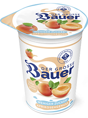 bauer natur joghurt trinkjoghurt 225g teaser aprikose weniger zucker bauer natur joghurt trinkjoghurt 225g teaser aprikose weniger zucker