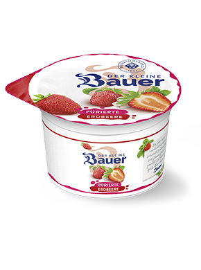bauer natur joghurt trinkjoghurt erdbeere puerierte fruechte bauer natur joghurt trinkjoghurt erdbeere puerierte fruechte