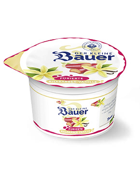 bauer natur joghurt trinkjoghurt rhabarber vanille puerierte fruechte bauer natur joghurt trinkjoghurt rhabarber vanille puerierte fruechte